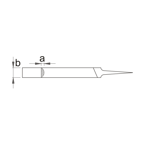 Напильник полукруглый, драчёвый UNIOR - 761B 150 мм