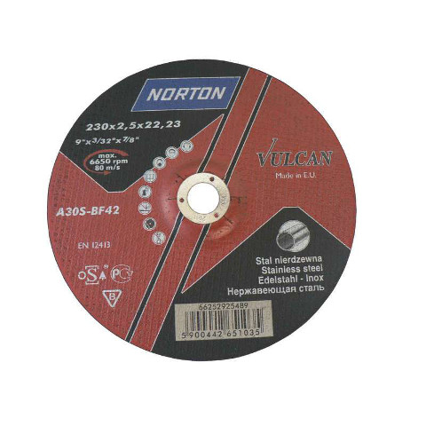 Norton круг отрезной по нержавейке 115х1.0х22.2 мм