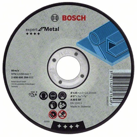 Отрезной круг, прямой, Bosch Expert for Metal 300 мм