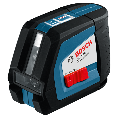 Линейный лазерный нивелир Bosch GLL 2-50 + приемник Bosch LR2 + держатель Bosch BM1
