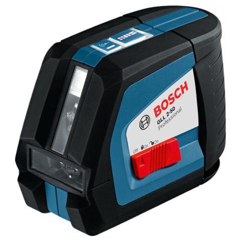 Линейный лазерный нивелир Bosch GLL 2-50 + штатив Bosch BS 150