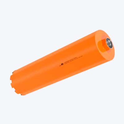 Коронка алмазная 102х450 R 1 ¼'' - 9 сегментов БАКАУТ