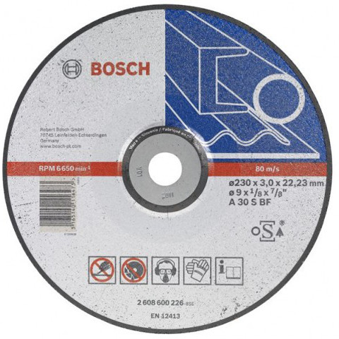 Отрезной круг, выпуклый, Bosch Expert for Metal 180 мм