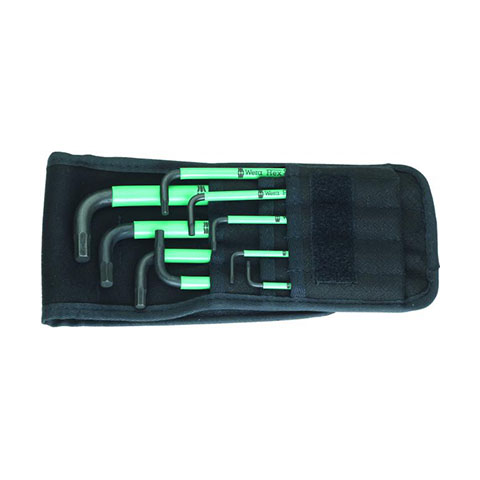 Набор Г-образных ключей, дюймовых, BlackLaser 950 SPKL/9 SZ WERA