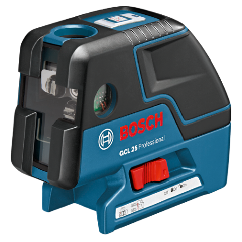 Линейный точечный лазерный нивелир Bosch GCL 25 Professional