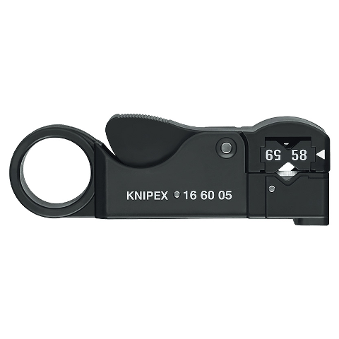 Инструмент для снятия изоляции с коаксиальных кабелей KNIPEX